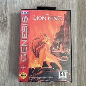 Lion King Sega Genesis 1994 CIB Complete w/ Manual Game Cartridge Tested Works